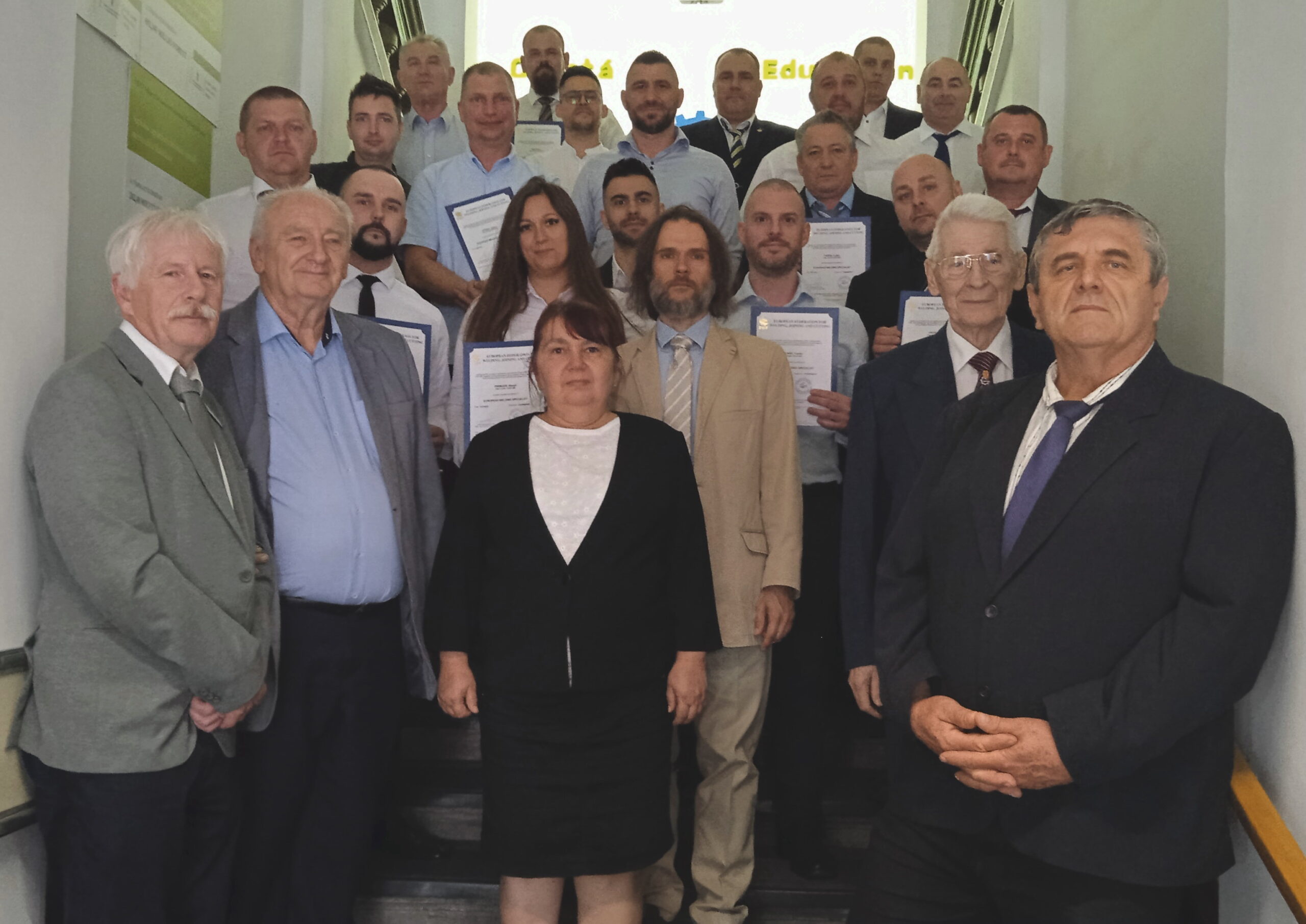 Nemzetközi Hegesztőspecialista képzés sikeres záróvizsgája