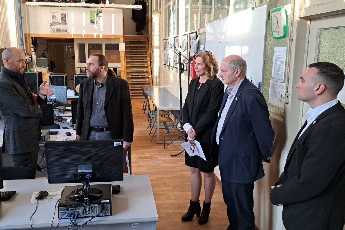 A Gene Haas Alapítvány Európai Központ vezetőjének látogatása a Bánki Karon