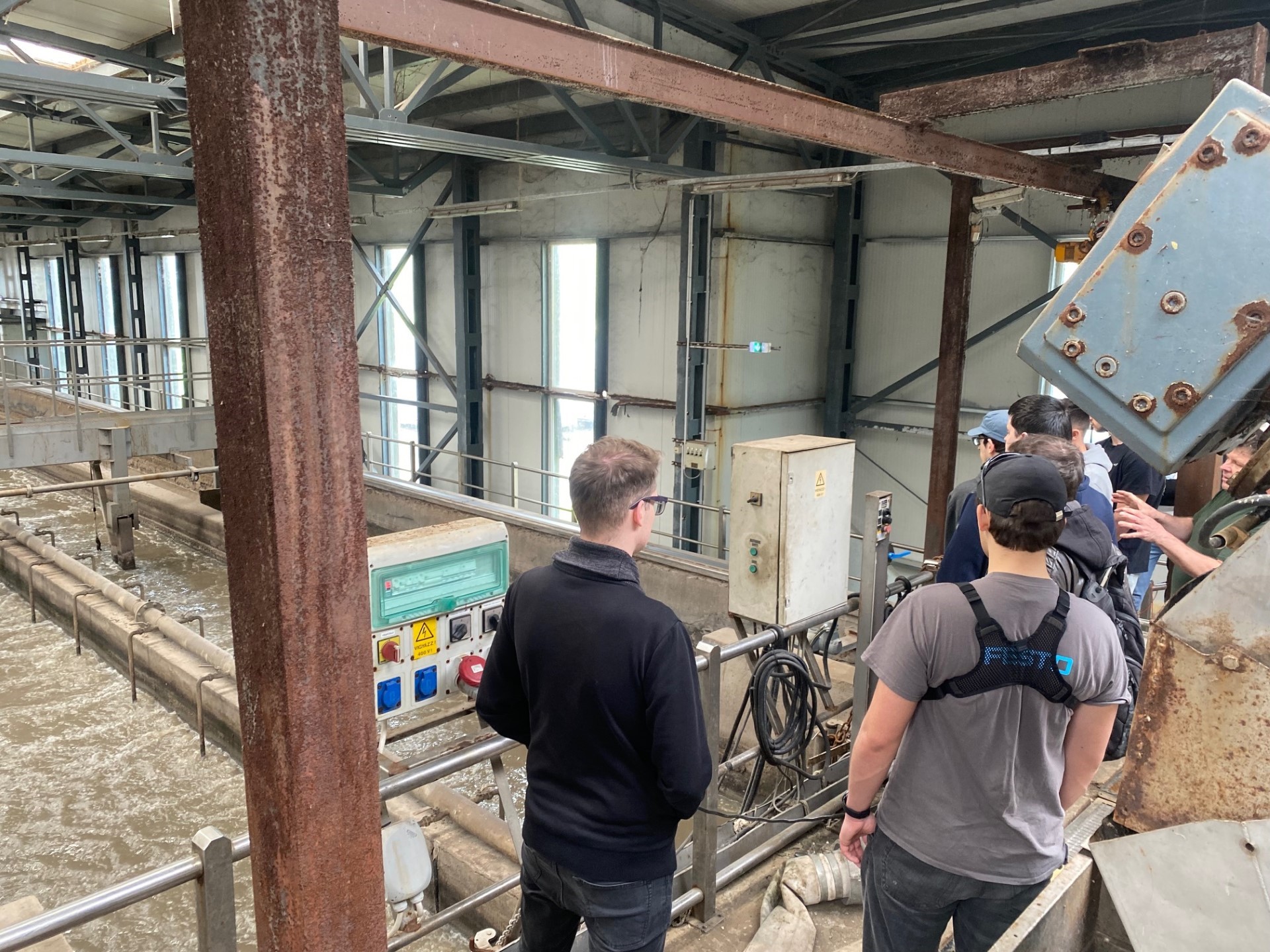 Szakmai kirándulás a FCSM ZRT. Dél- Pesti Szennyvíztisztító telepén