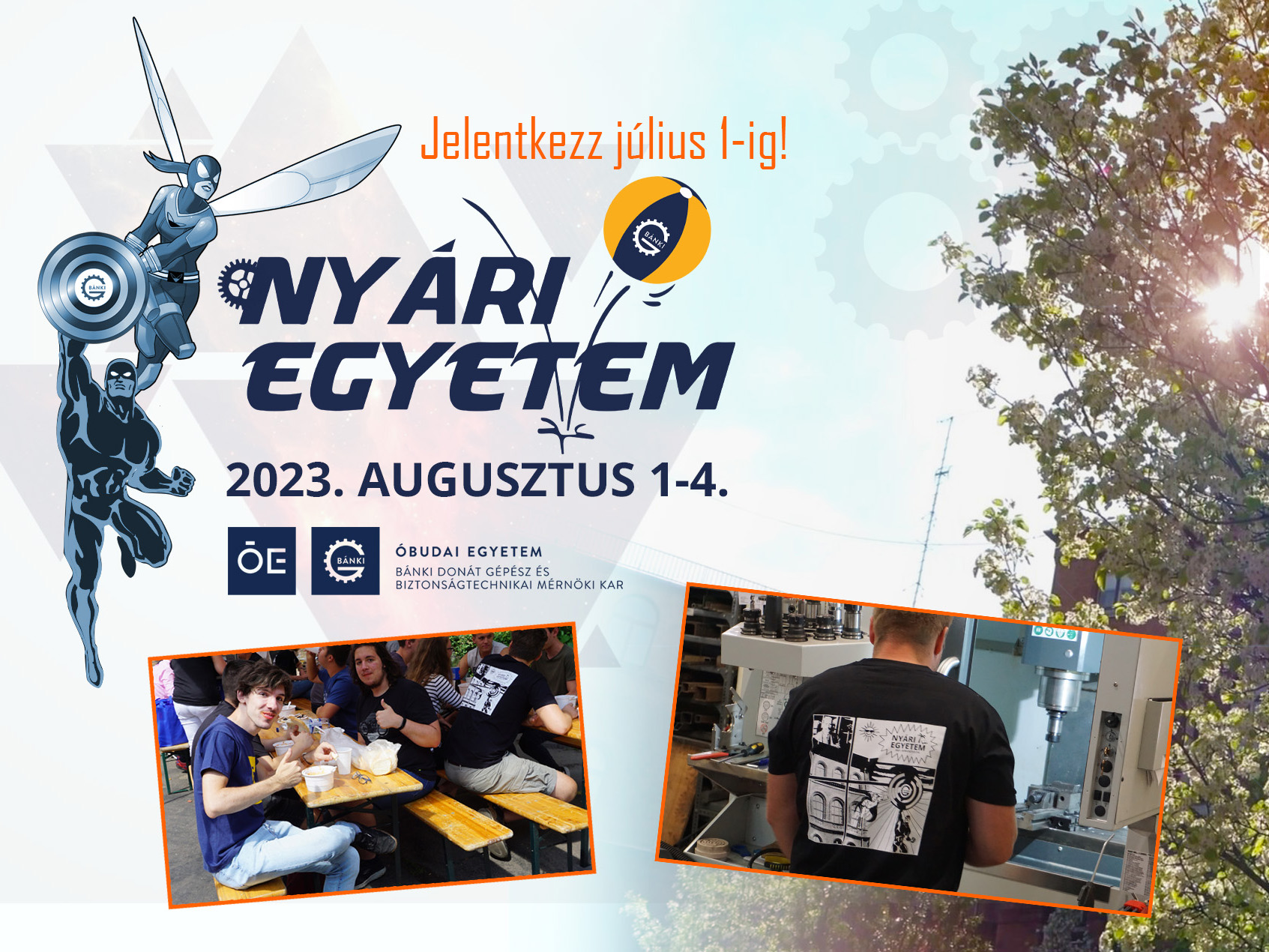 Idén is Nyári egyetem a Bánki Karon!