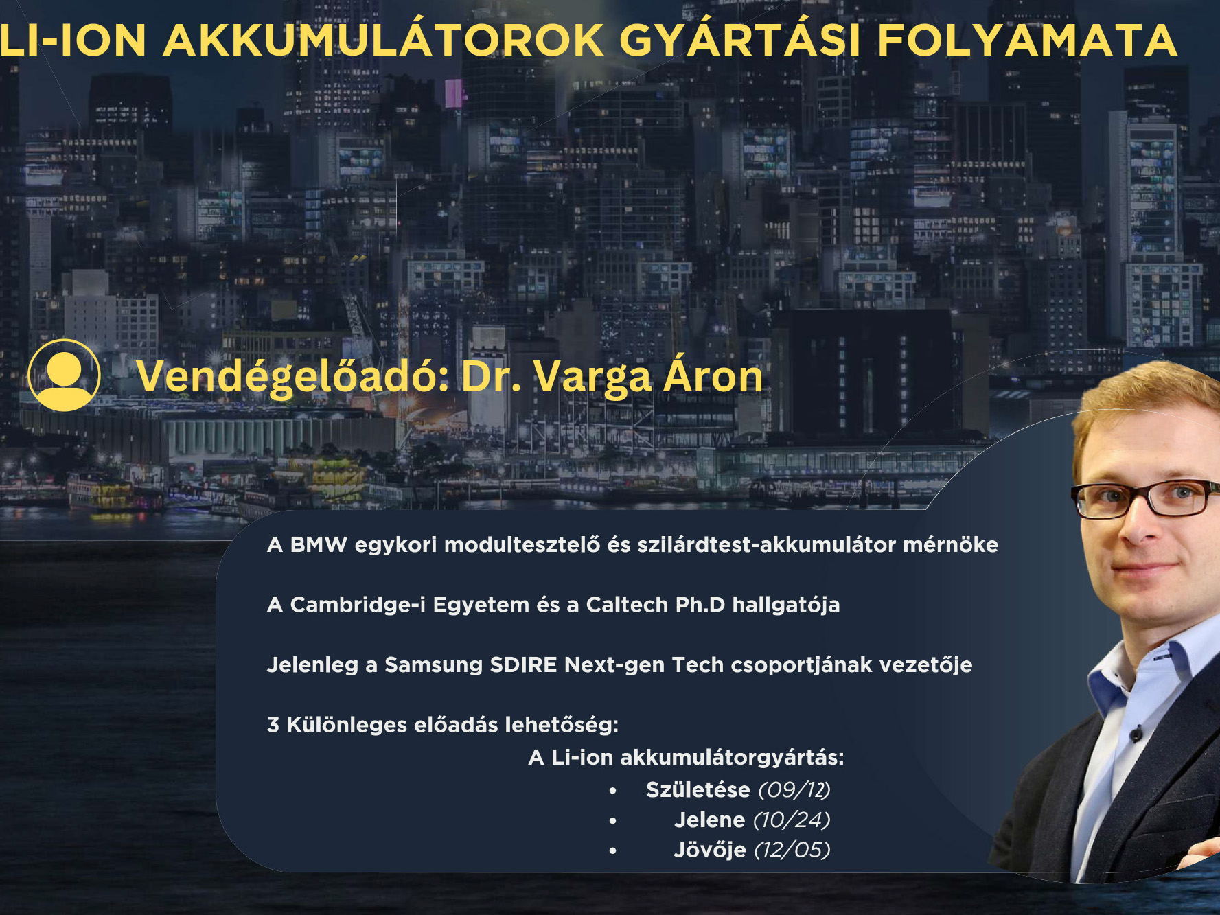 Előadás időpontváltozás!