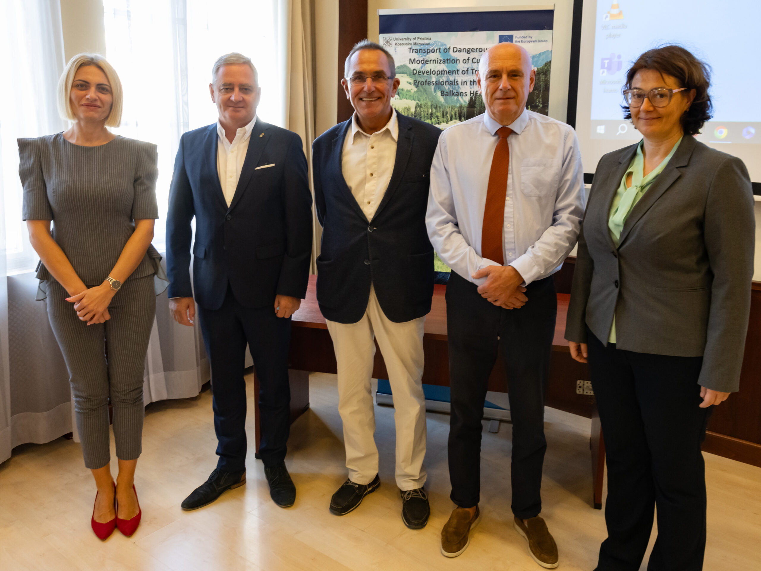 Veszélyes anyagok szállítása témakörében sikeres tréninget tartott az ÓE BGK a nyugat-balkáni országok egyetemi oktatói részére