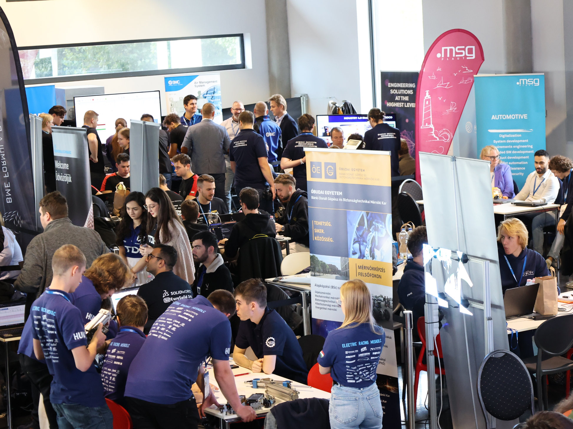 Az Óbudai Egyetem a Techtogether+-on – a Pneumobil versenyek jövője