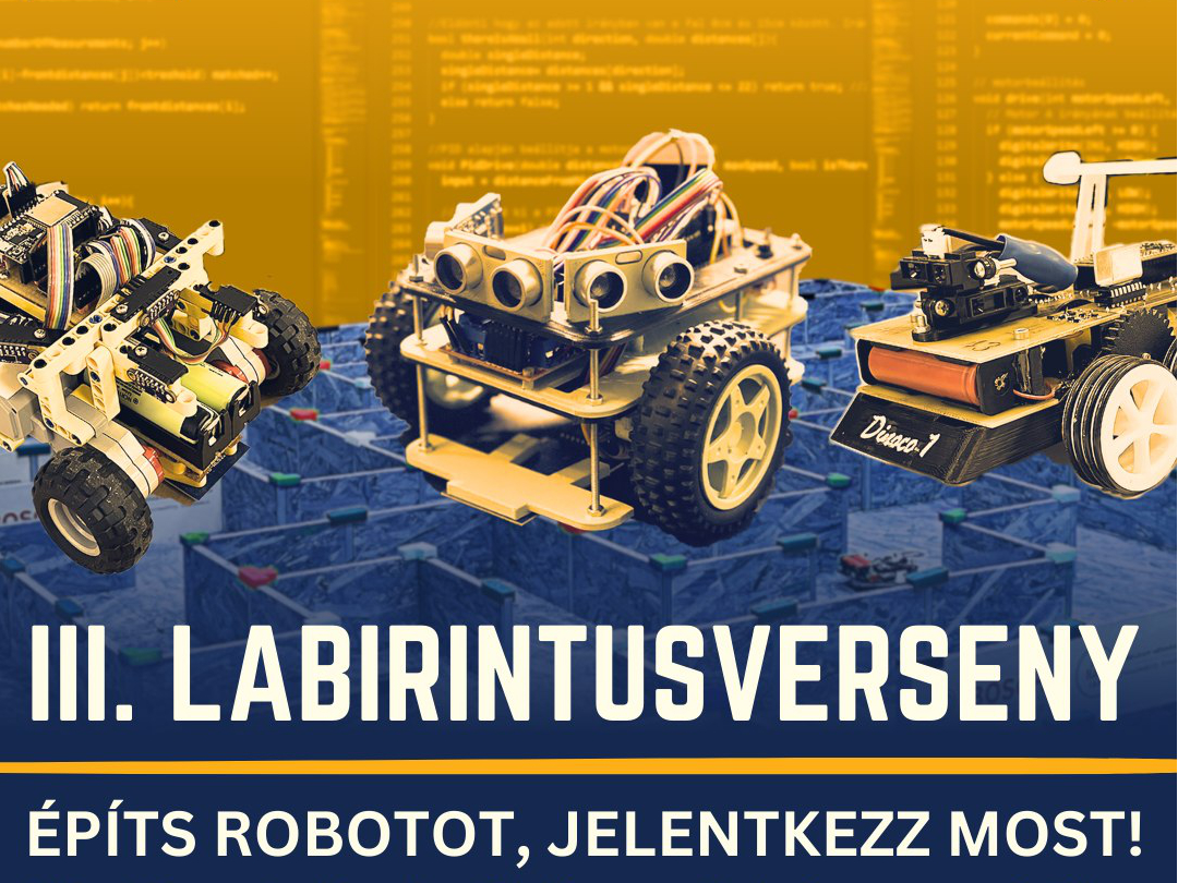 Építs robotot, jelentkezz most – III. Labirintusverseny!