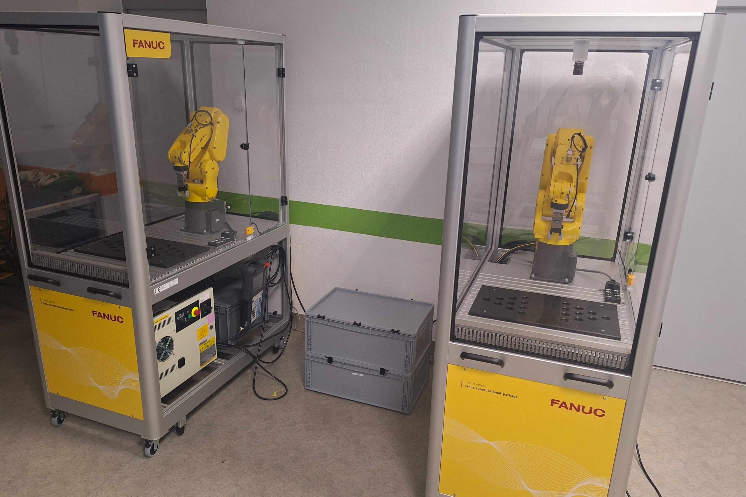 🤖A major milestone in our robotics education: two FANUC training cells are now fully operational!